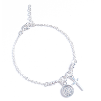 Pulsera San Benito y Cruz
